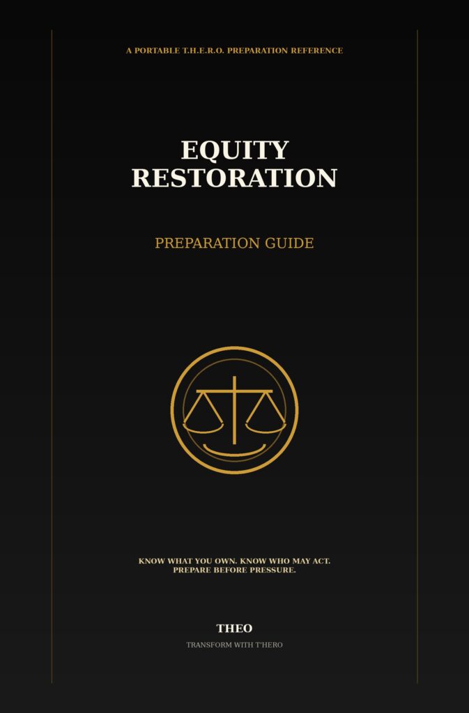 Equity Restoration Preparation Guide Front Cover 5.5x8.5 Bleed