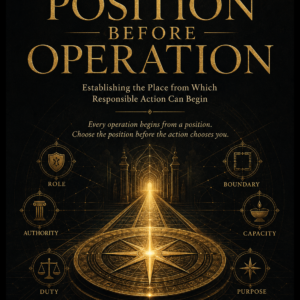Position Before Operation Front Cover 6x9 Bleed