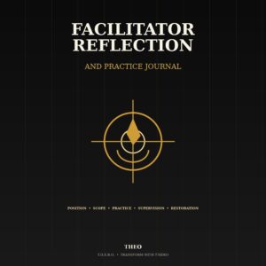 THERO Facilitator Reflection and Practice Journal Front Cover 8.5x11 Bleed