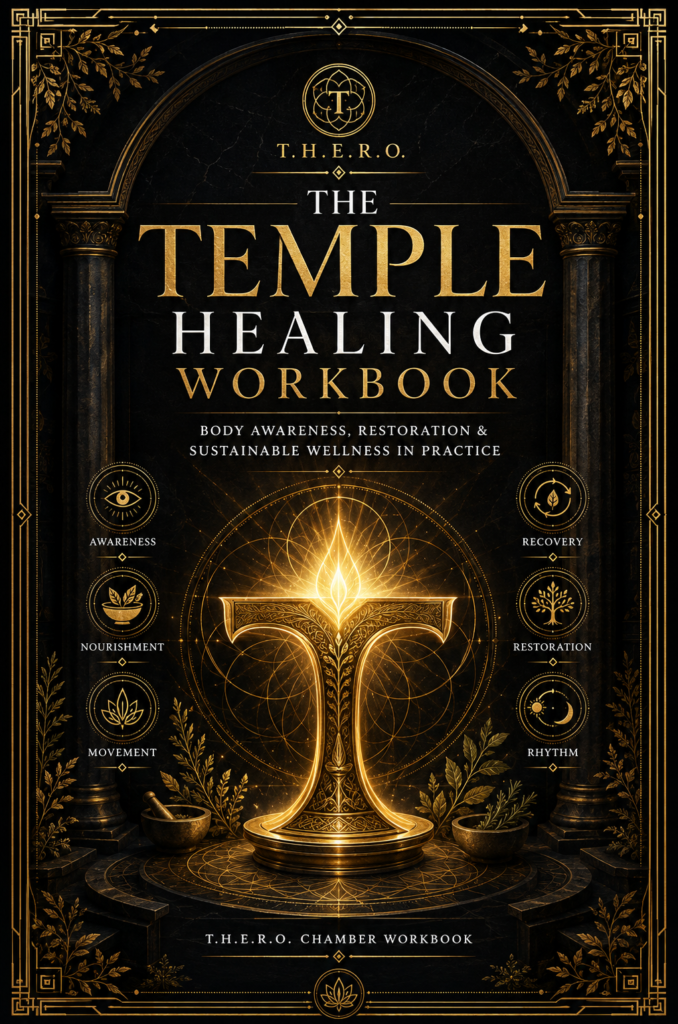 Temple Healing Workbook Front Cover