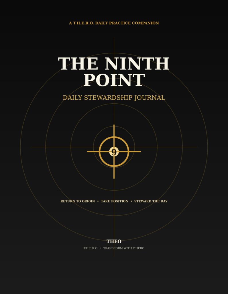 The Ninth Point Daily Stewardship Journal Front Cover 8.5x11 Bleed